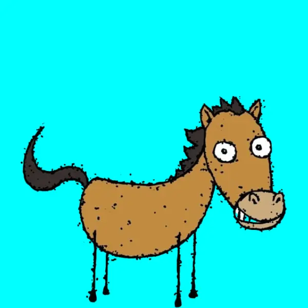 Pferd Karikatur, Futterberechnungs-Software